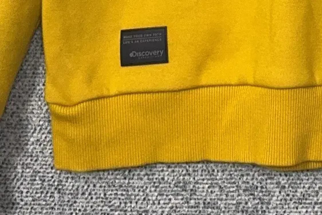디스커버리 옐로우 로고 맨투맨 MS 상품이미지6