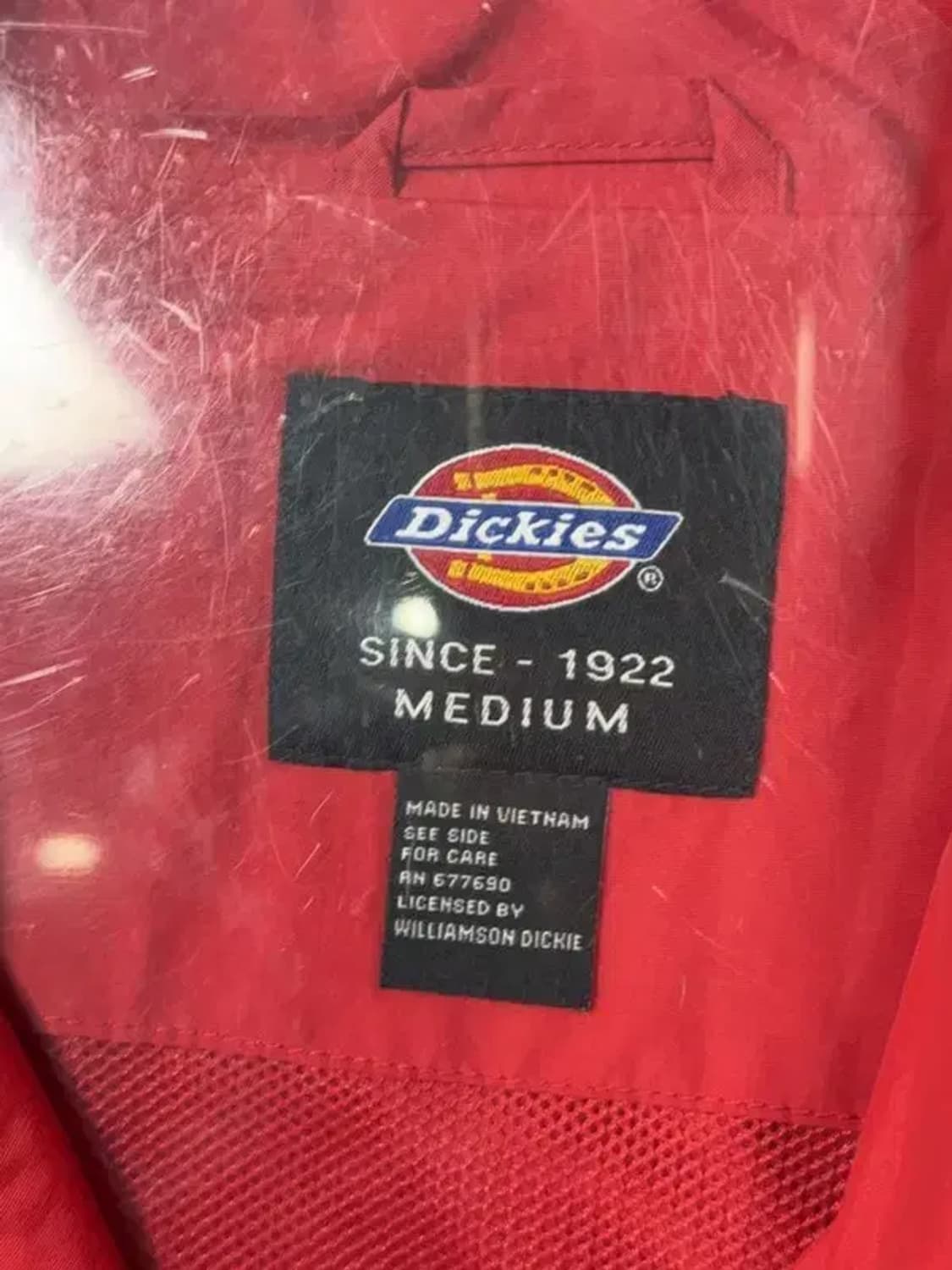 디키즈 레드 로고 기능성 바람막이 MEDIUM 상품이미지7