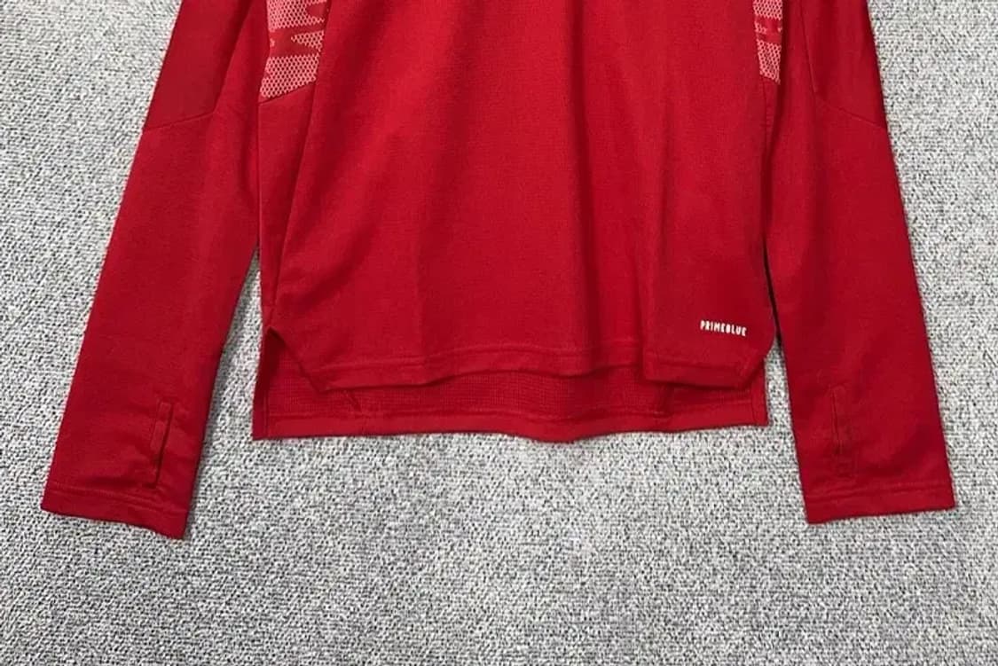 아디다스 레드 로고 기능성 삼선 긴팔 L 상품이미지4