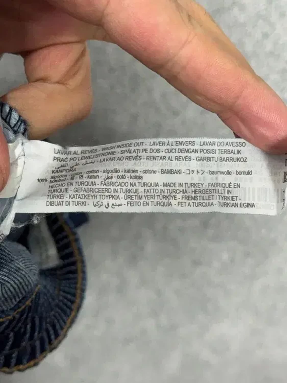 자라 진청 캐주얼 투포켓 데님 조거팬츠 30 상품이미지7