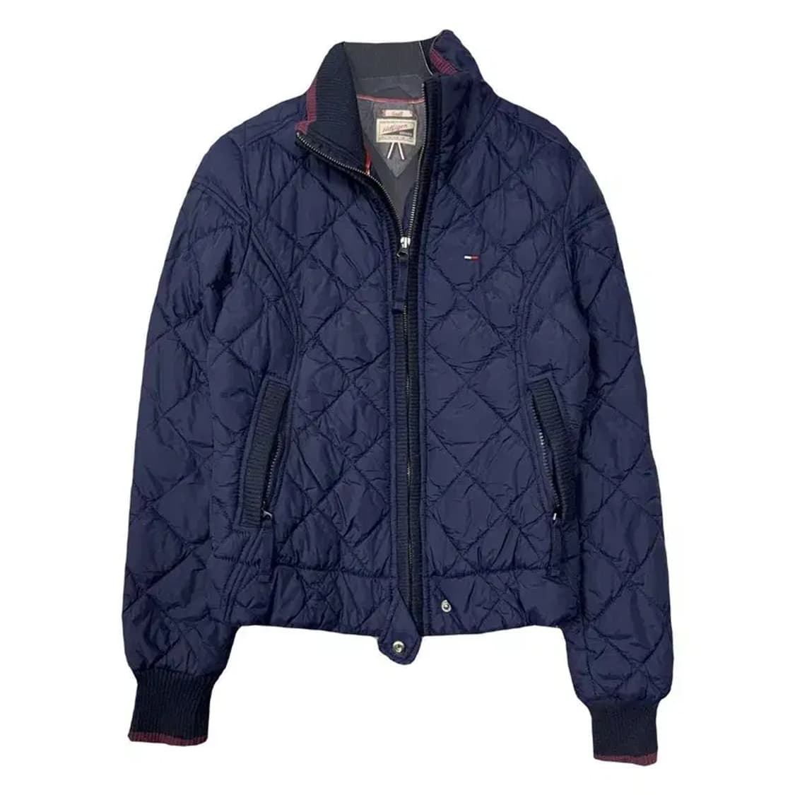 타미힐피거 네이비 로고 퀄팅 자켓 Small 상품이미지1