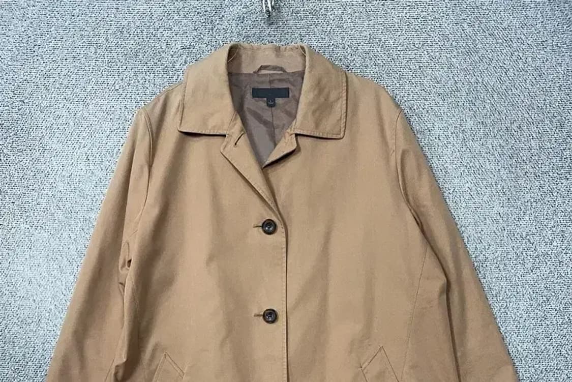 유니클로 베이지 버튼 워크 코트 L 상품이미지3