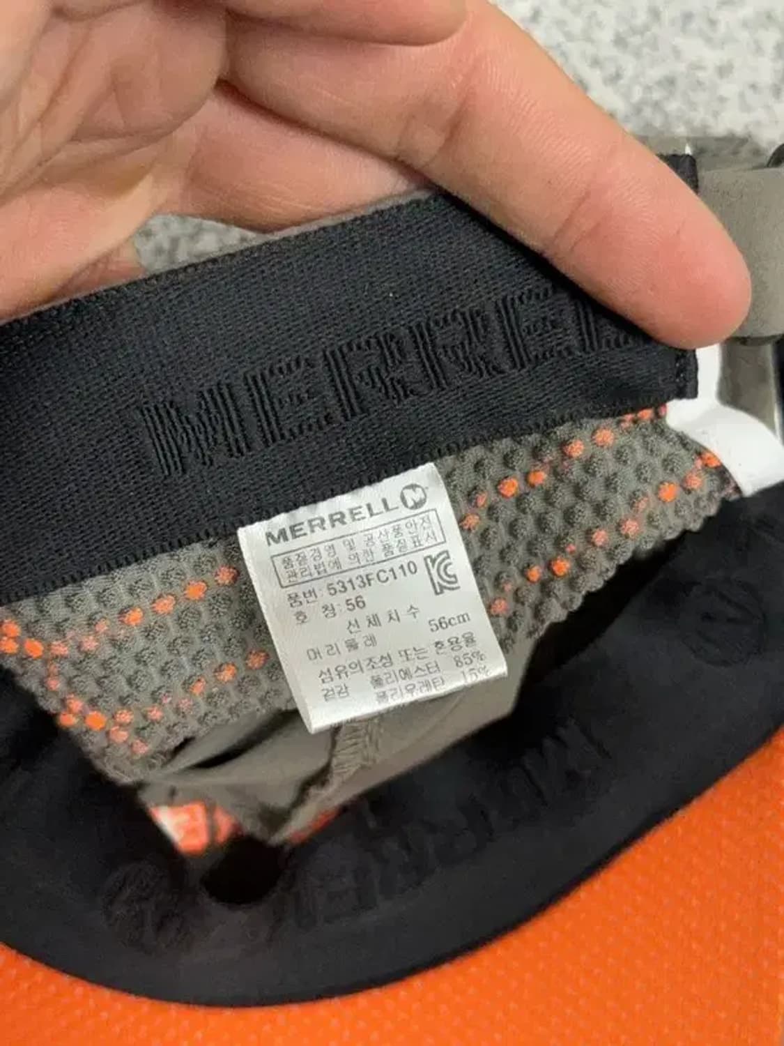 머렐 그레이 남성 기능성 캡 56 상품이미지6