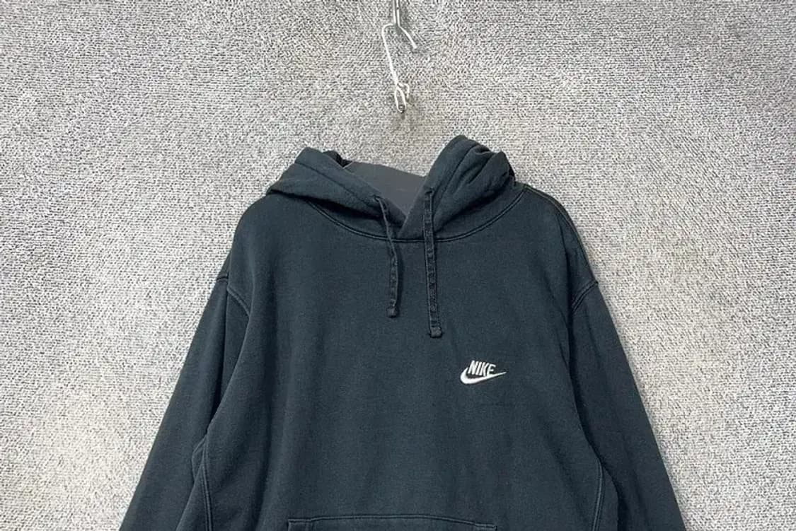 나이키 네이비 로고 후드티 M 상품이미지3
