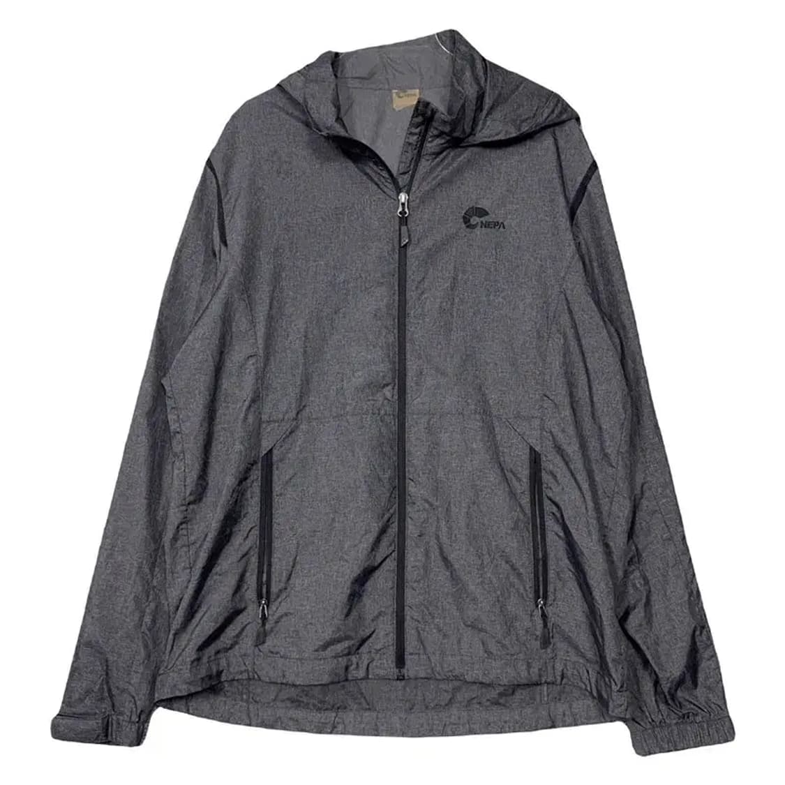 네파 그레이 로고 기능성 후드 바람막이 M 상품이미지1