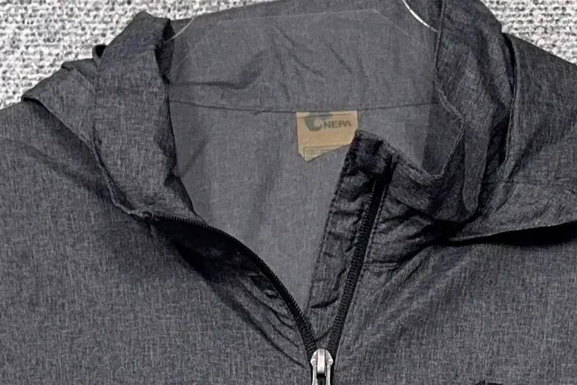 네파 그레이 로고 기능성 후드 바람막이 M 상품이미지5