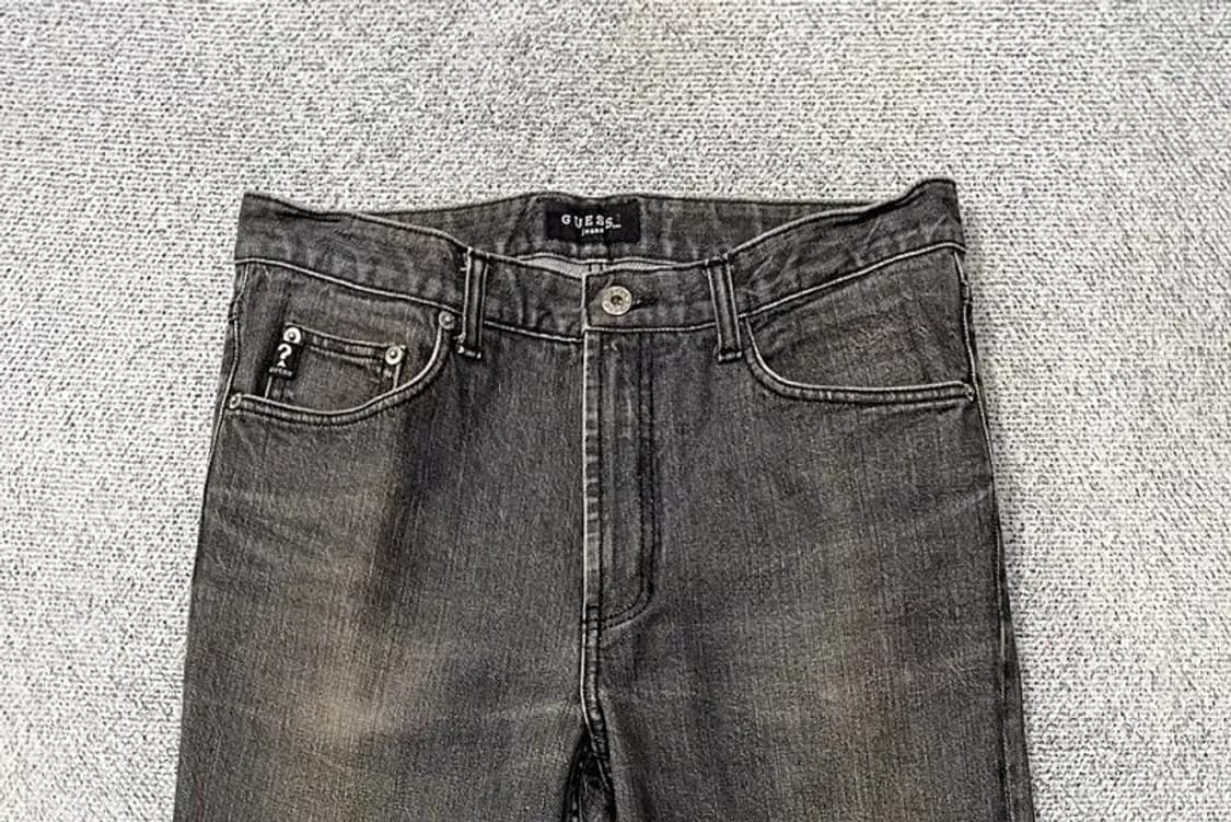 게스 흑청 캐주얼 청바지 80-103 상품이미지3