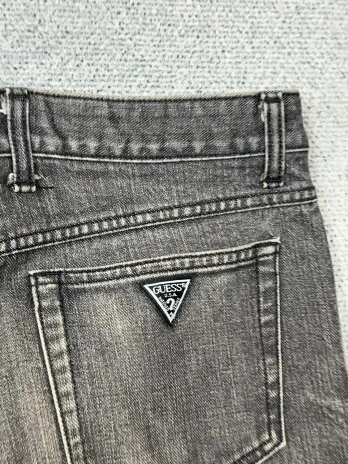 게스 흑청 캐주얼 청바지 80-103 상품이미지6