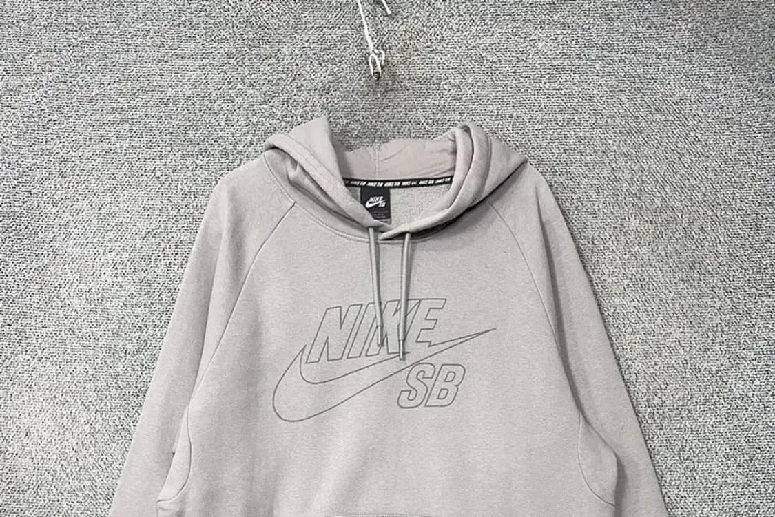 나이키 SB 프린팅 라이트 그레이 후드티 L 상품이미지3