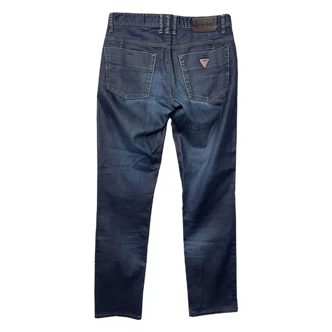 게스 삼각 로고 진청 청바지 32 상품이미지2