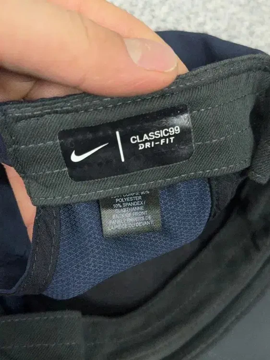 나이키 네이비 로고 기능성 캡 상품이미지6