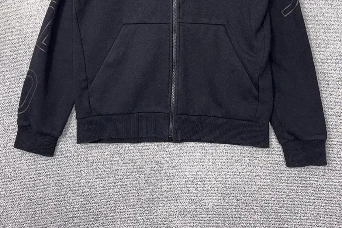 스파이더 네이비 스펠 로고 후드 집업 M 상품이미지4