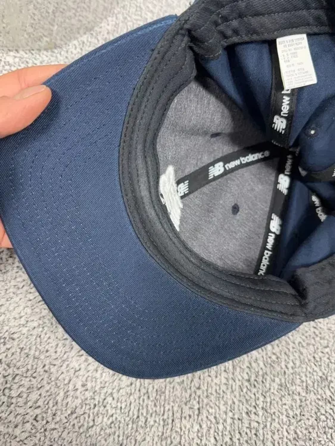 뉴발란스 프린팅 네이비 스냅백 FREE 상품이미지5