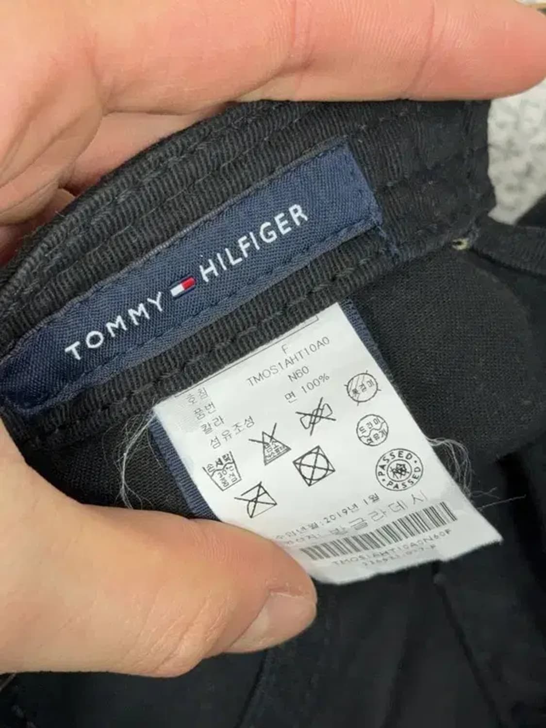 타미힐피거 프린팅 블랙 캡 F 상품이미지6