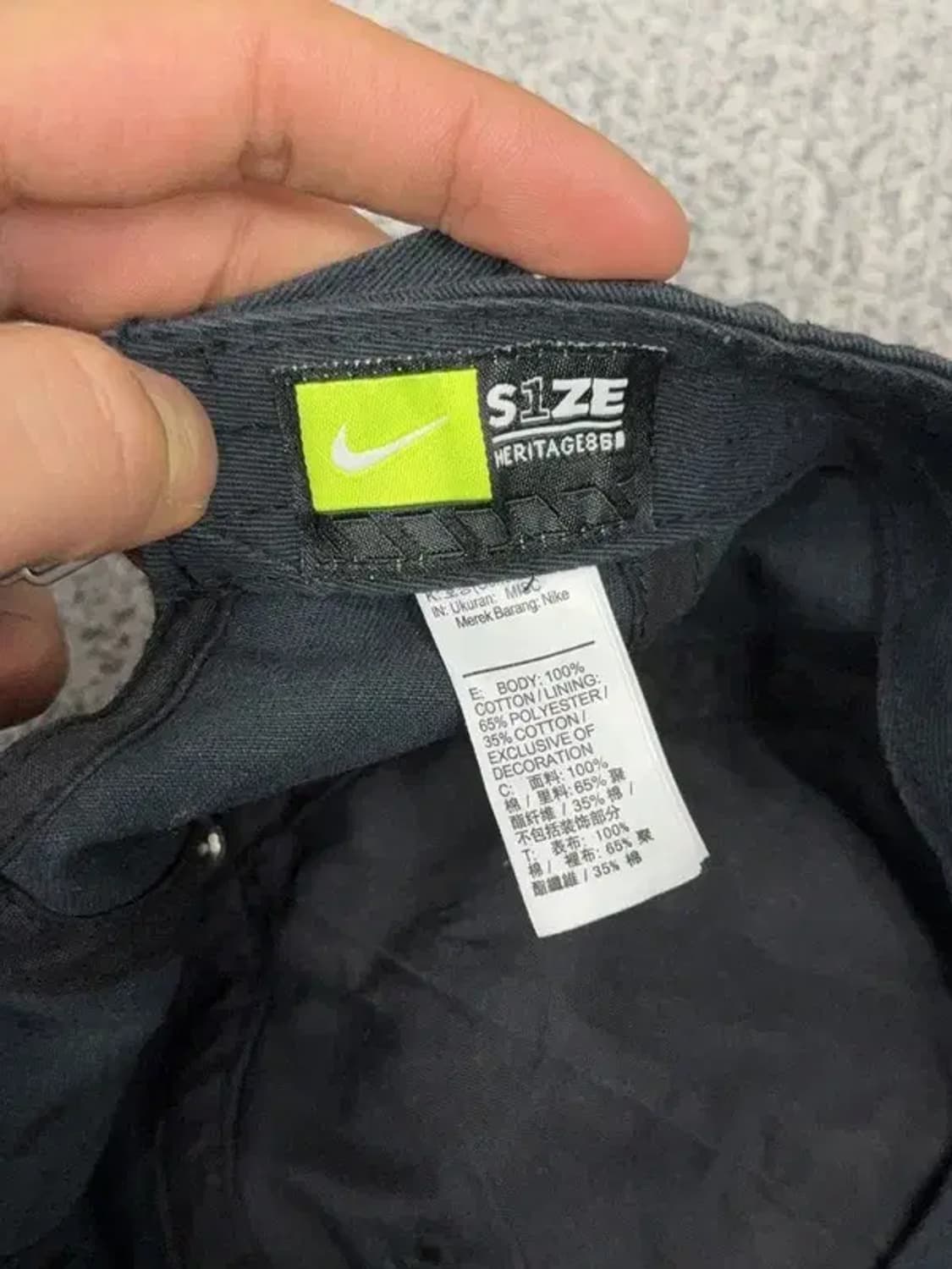 나이키 로고 네이비 캡 MISC 상품이미지6