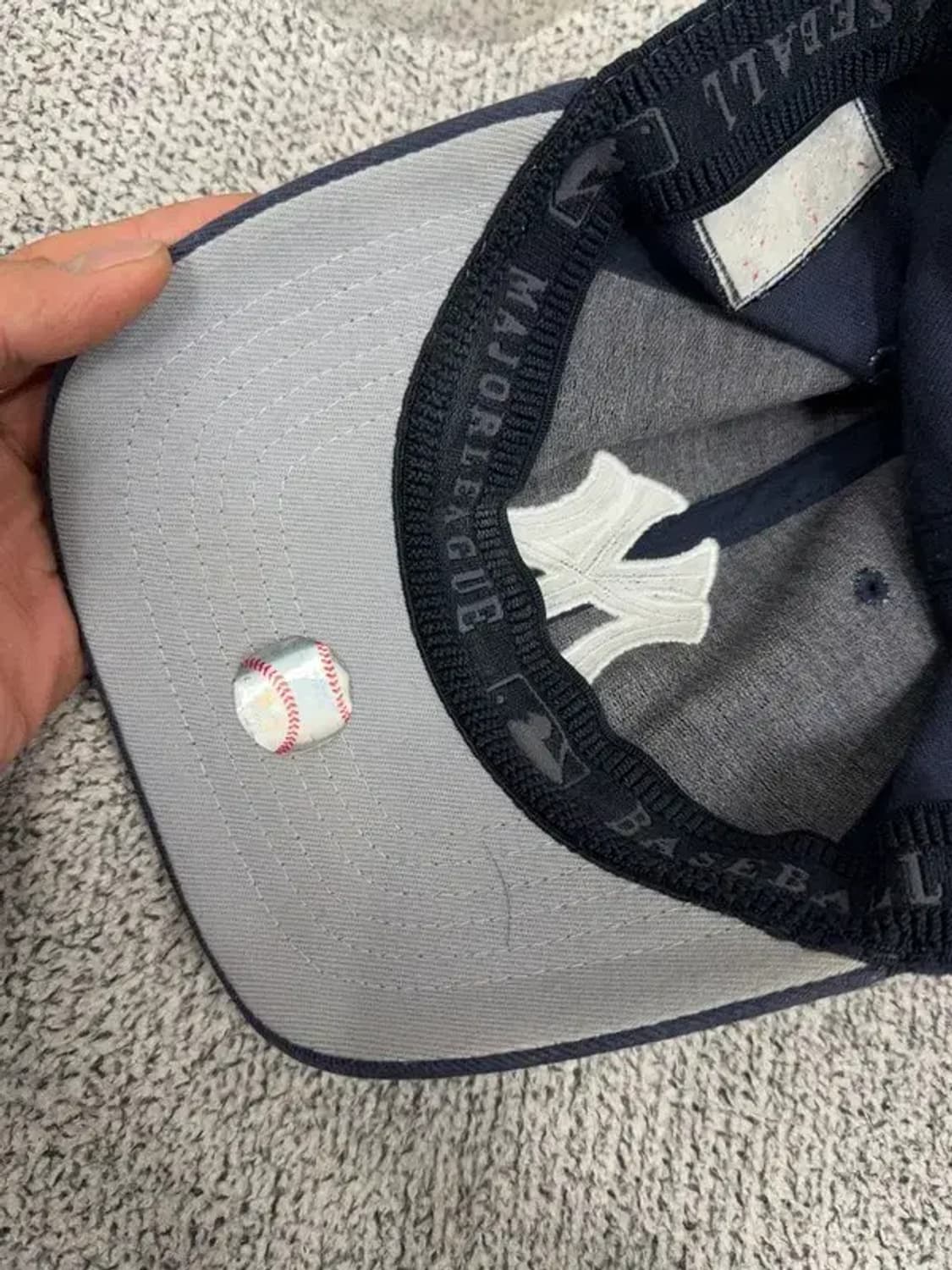 엠엘비 뉴욕양키즈 로고 네이비 캡 M-XL 상품이미지5