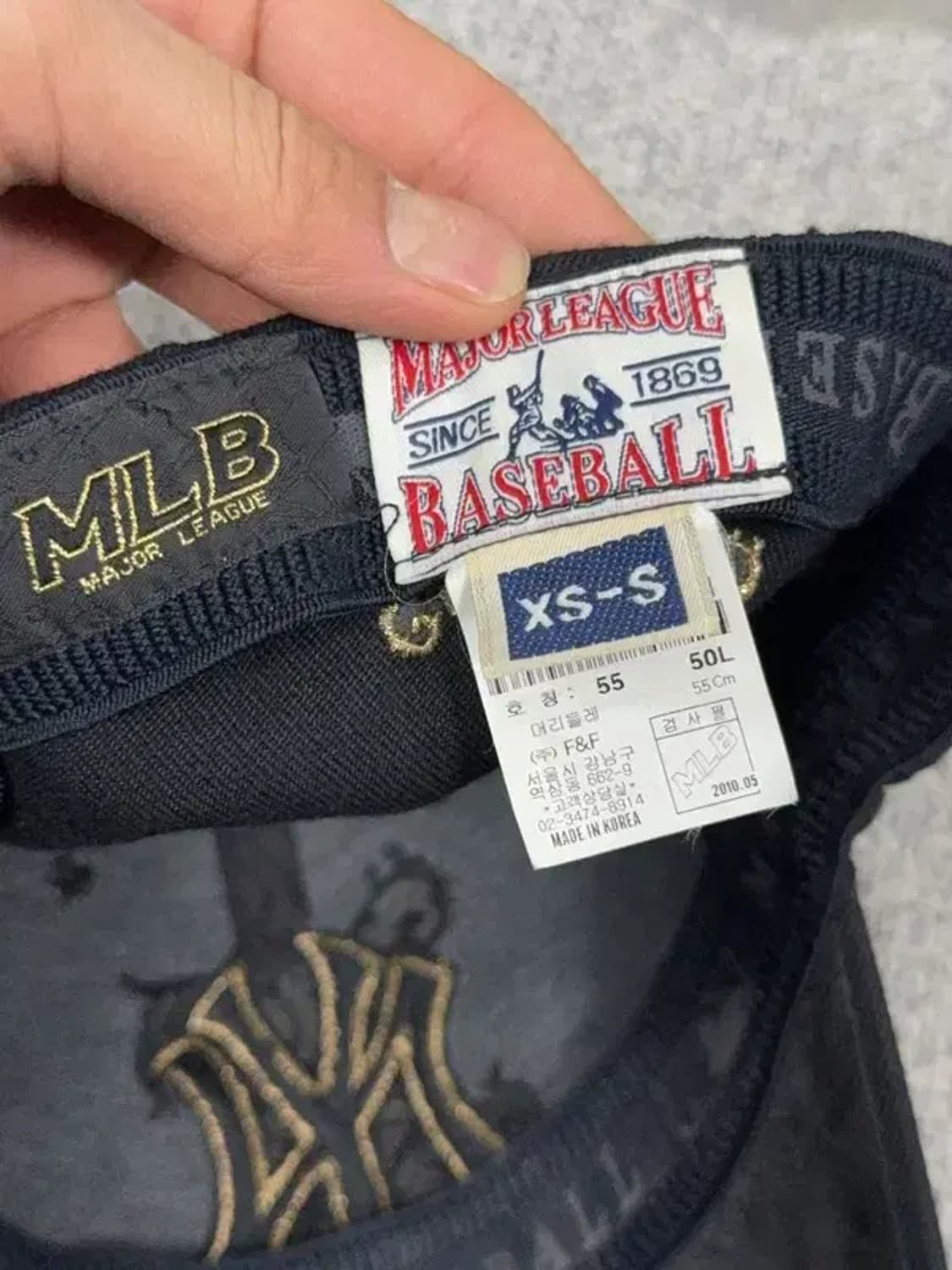 엠엘비 뉴욕양키즈 여성 블랙 캡 XS-S 상품이미지6