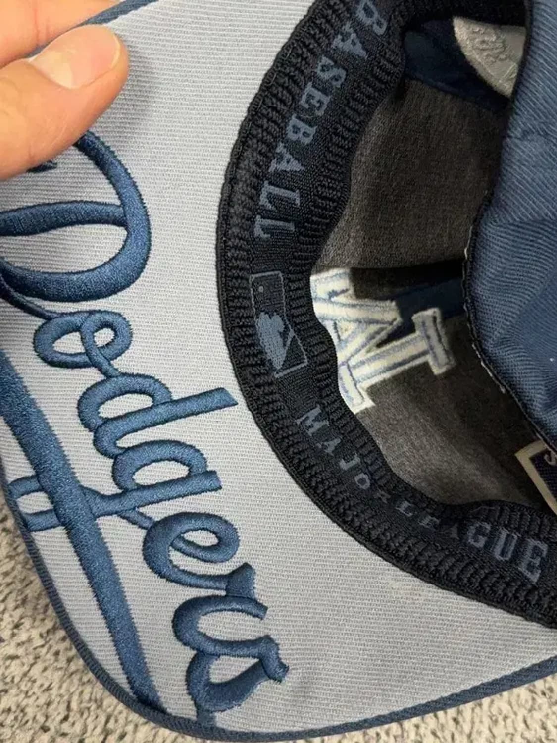 엠엘비 LA 다저스 로고 네이비 캡 S-M 상품이미지5