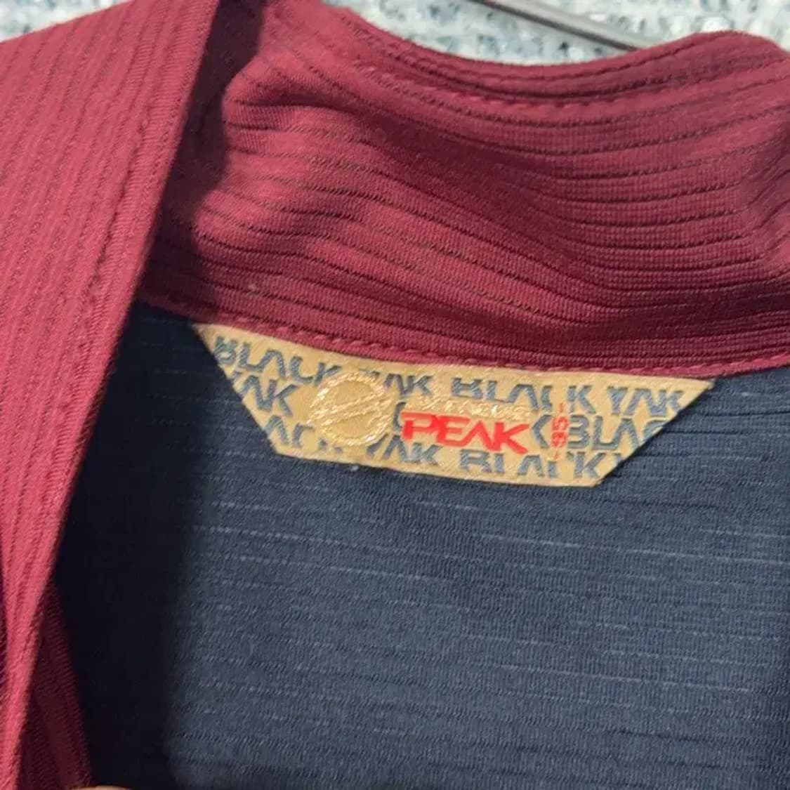 블랙야크 로고 기능성 반집업 반팔티 95 상품이미지3