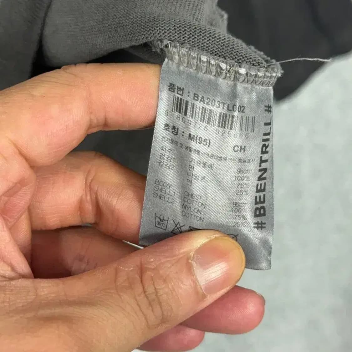 빈트릴 빈티지 포켓 슬리브 긴팔티 95 상품이미지4