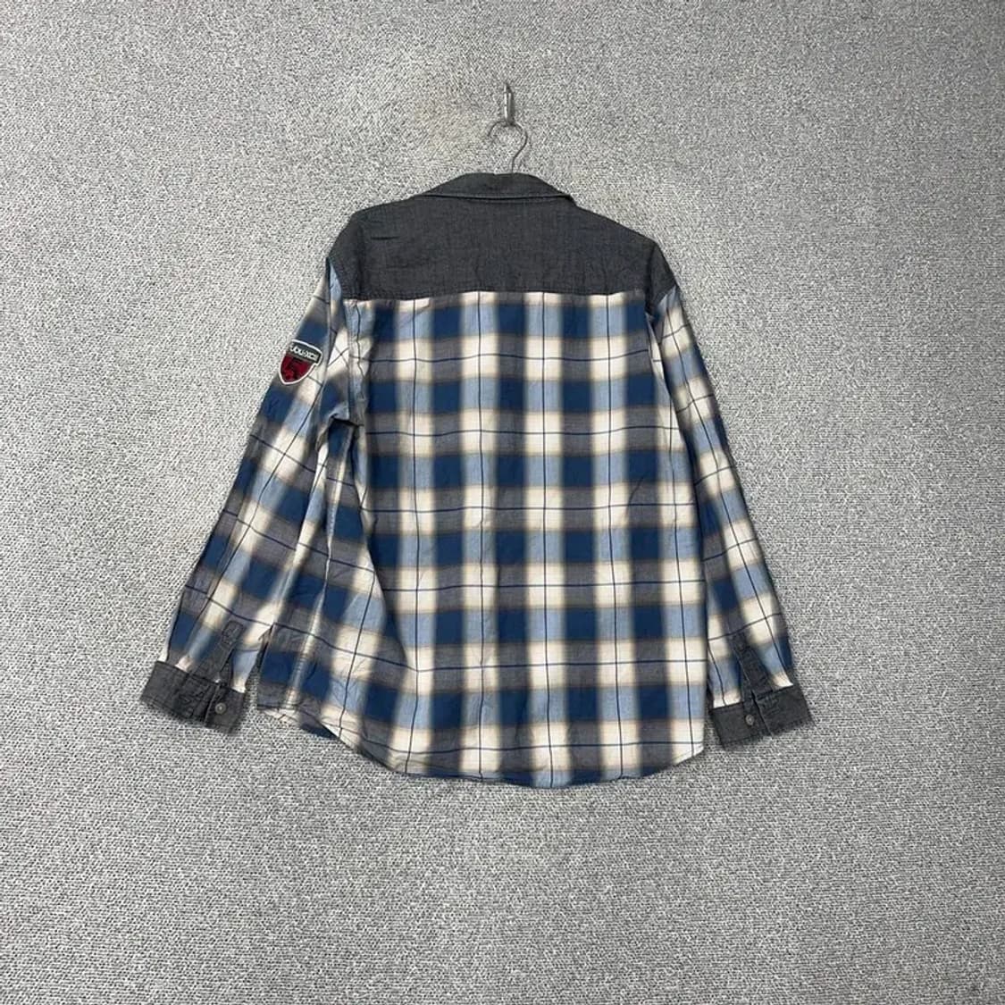 후부 빈티지 포켓 체크 셔츠 100 상품이미지2