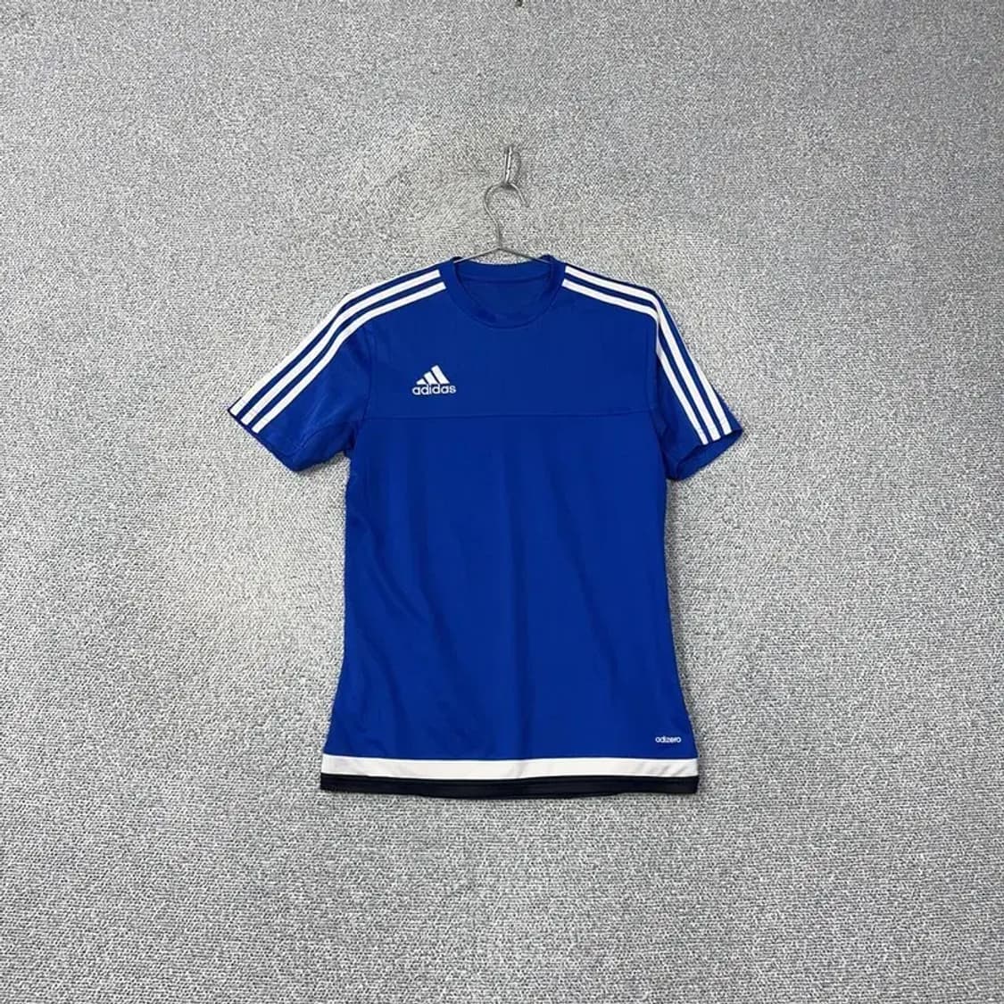아디다스 블루 로고 삼선 반팔티 95 상품이미지1
