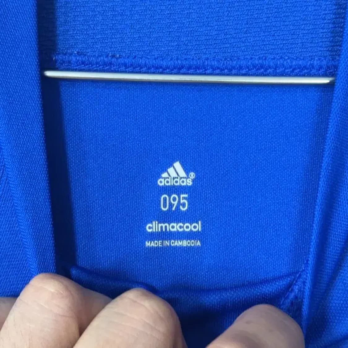 아디다스 블루 로고 삼선 반팔티 95 상품이미지3