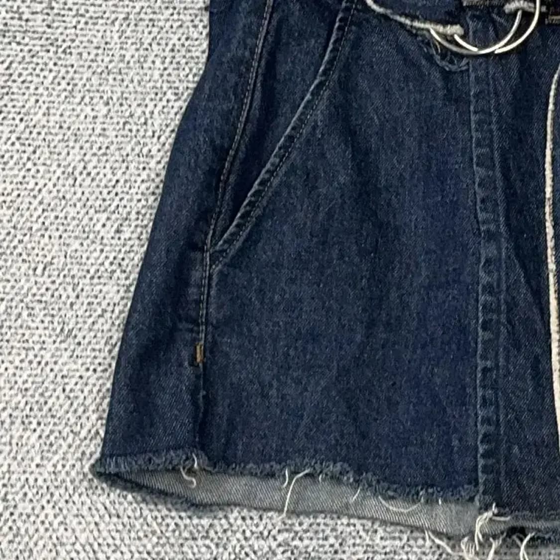 자라 벨티드 빈티지 데님 스커트 M 상품이미지4