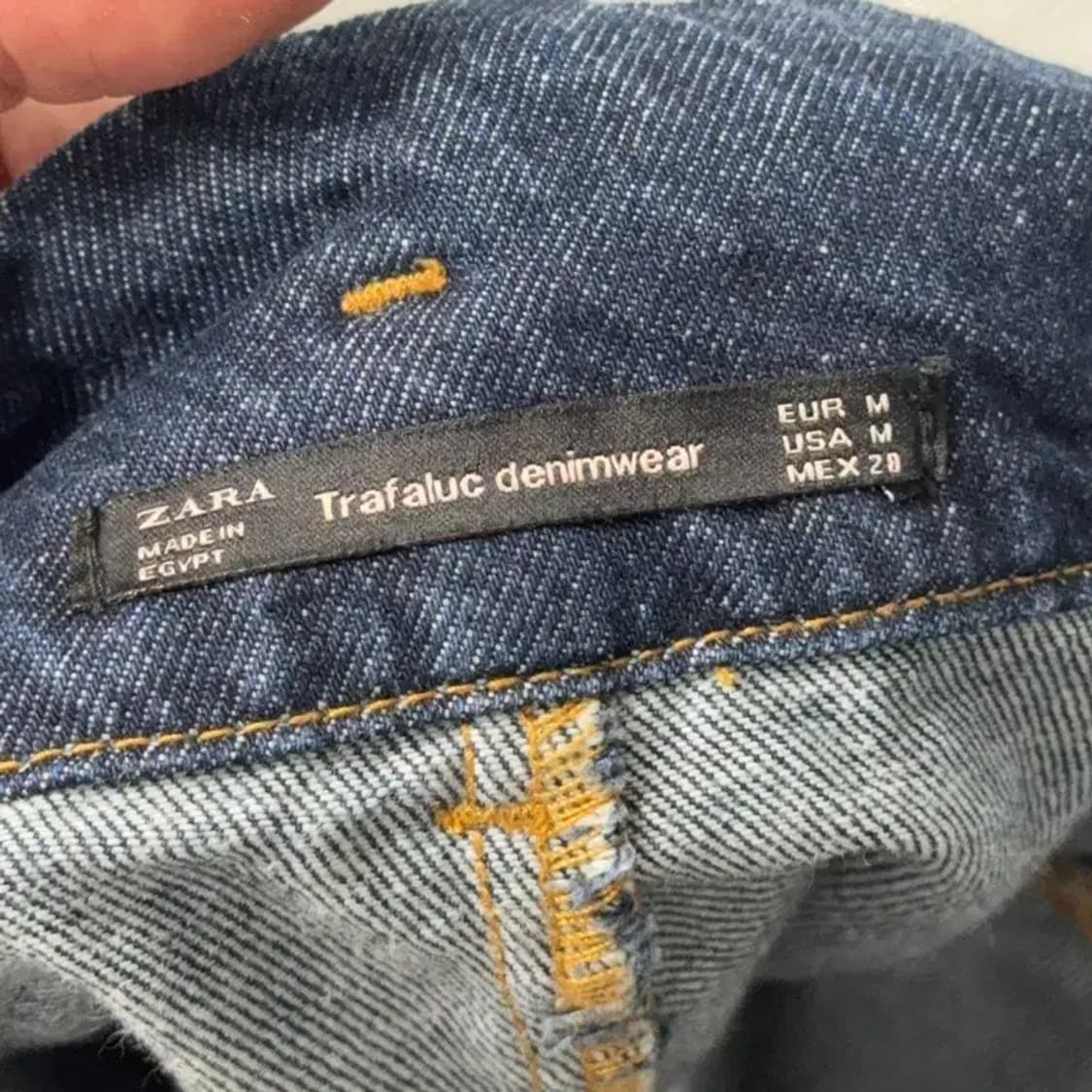 자라 벨티드 빈티지 데님 스커트 M 상품이미지8