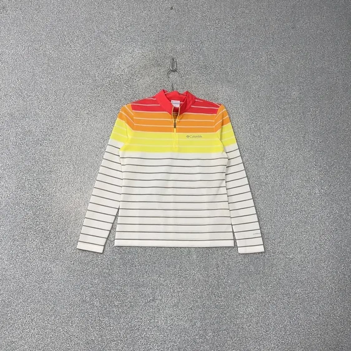 콜롬비아 기능성 스트라이프 긴팔티 M 상품이미지1