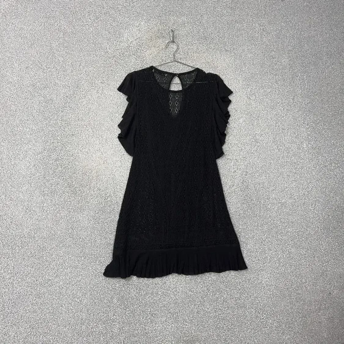 자라 레이스 블랙 브이넥 원피스 S 상품이미지2