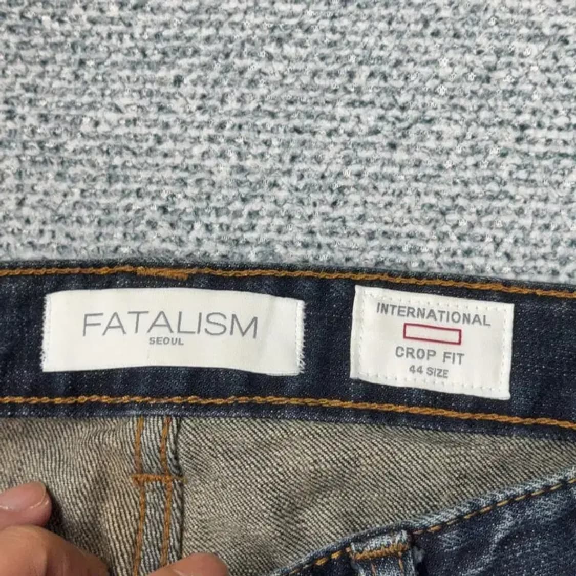 페이탈리즘 캐주얼 크롭진 44 상품이미지5