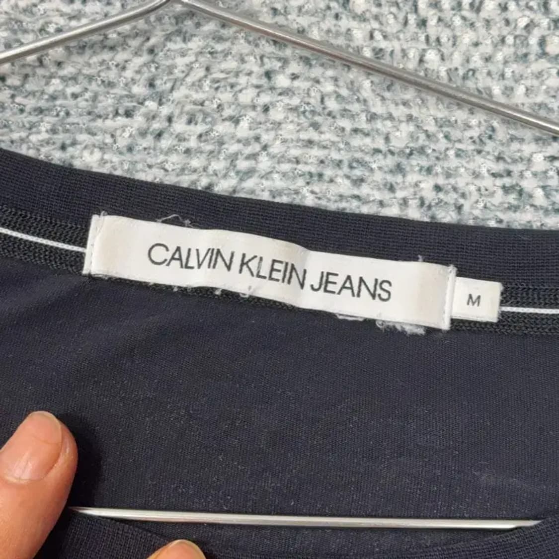 캘빈클라인 스펠로고 긴팔티 M 상품이미지3