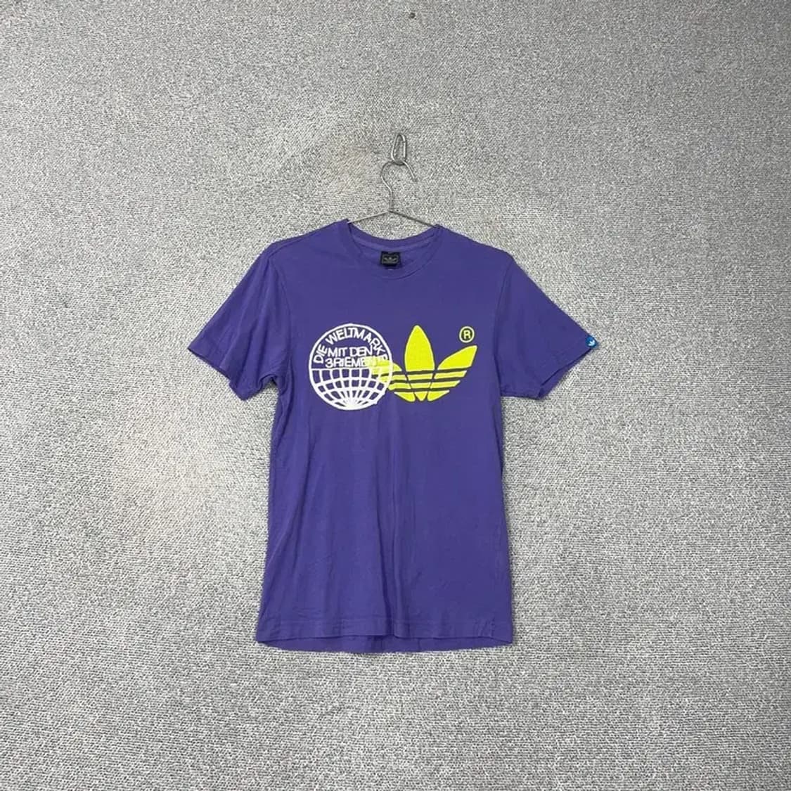 아디다스 불꽃로고 퍼플 반팔티 90 상품이미지1