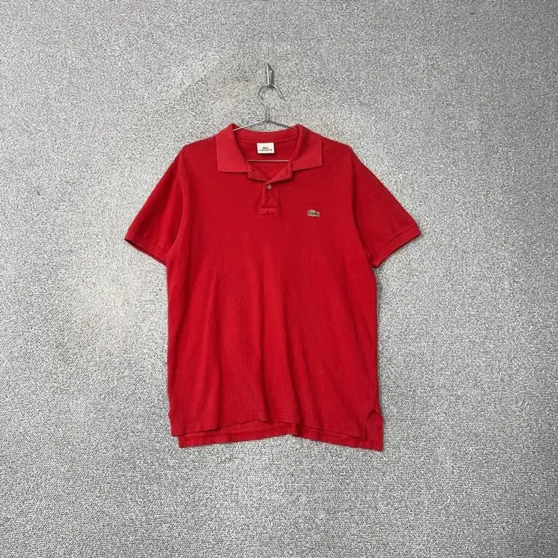 라코스테 레드 반팔 카라티 105 상품이미지1
