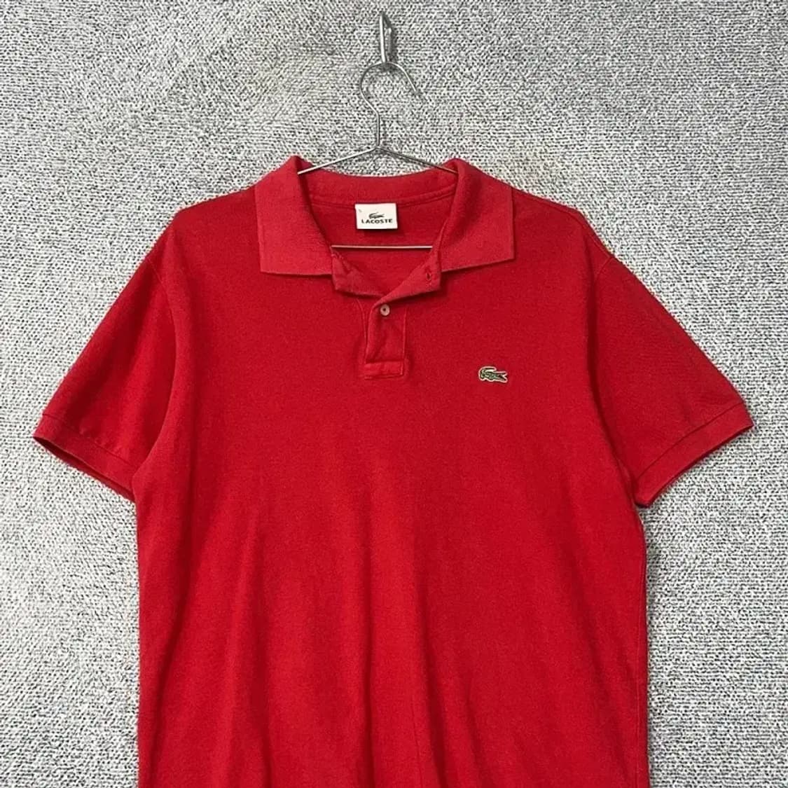 라코스테 레드 반팔 카라티 105 상품이미지3