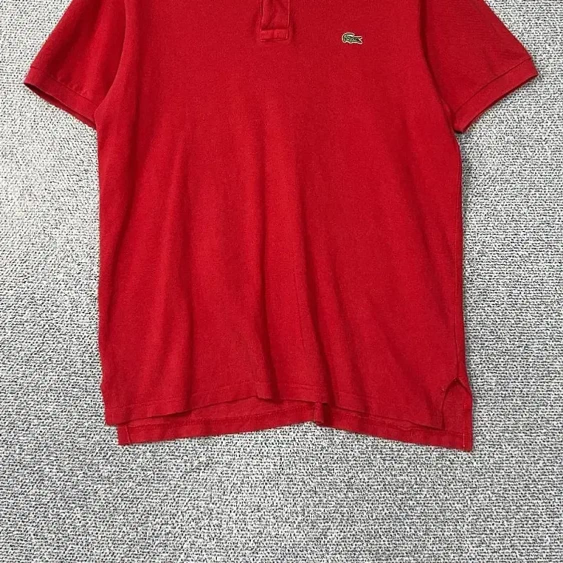 라코스테 레드 반팔 카라티 105 상품이미지4
