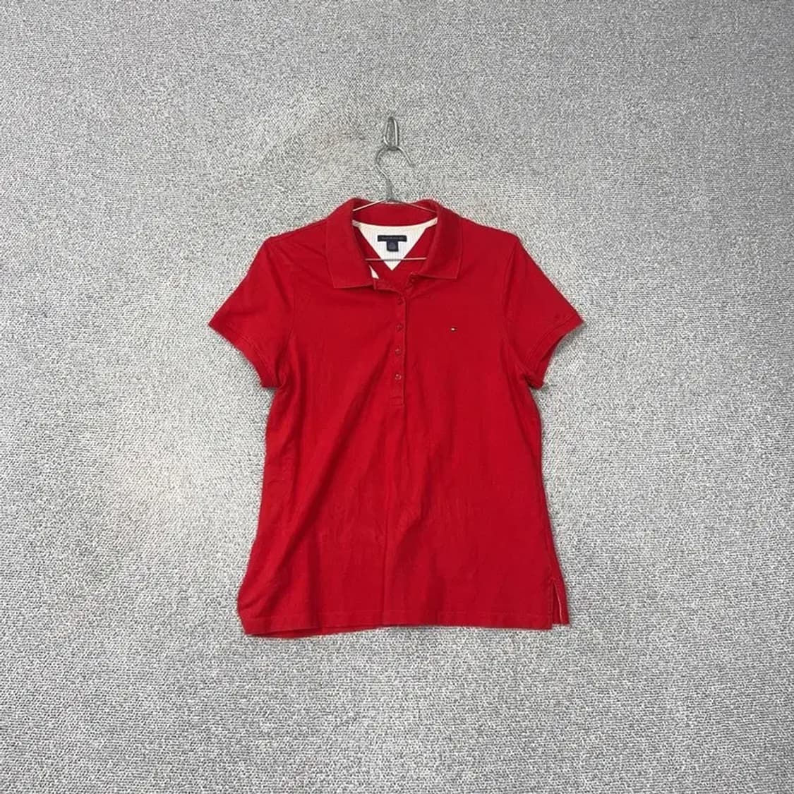 타미힐피거 레드 반팔 카라티 L 상품이미지1