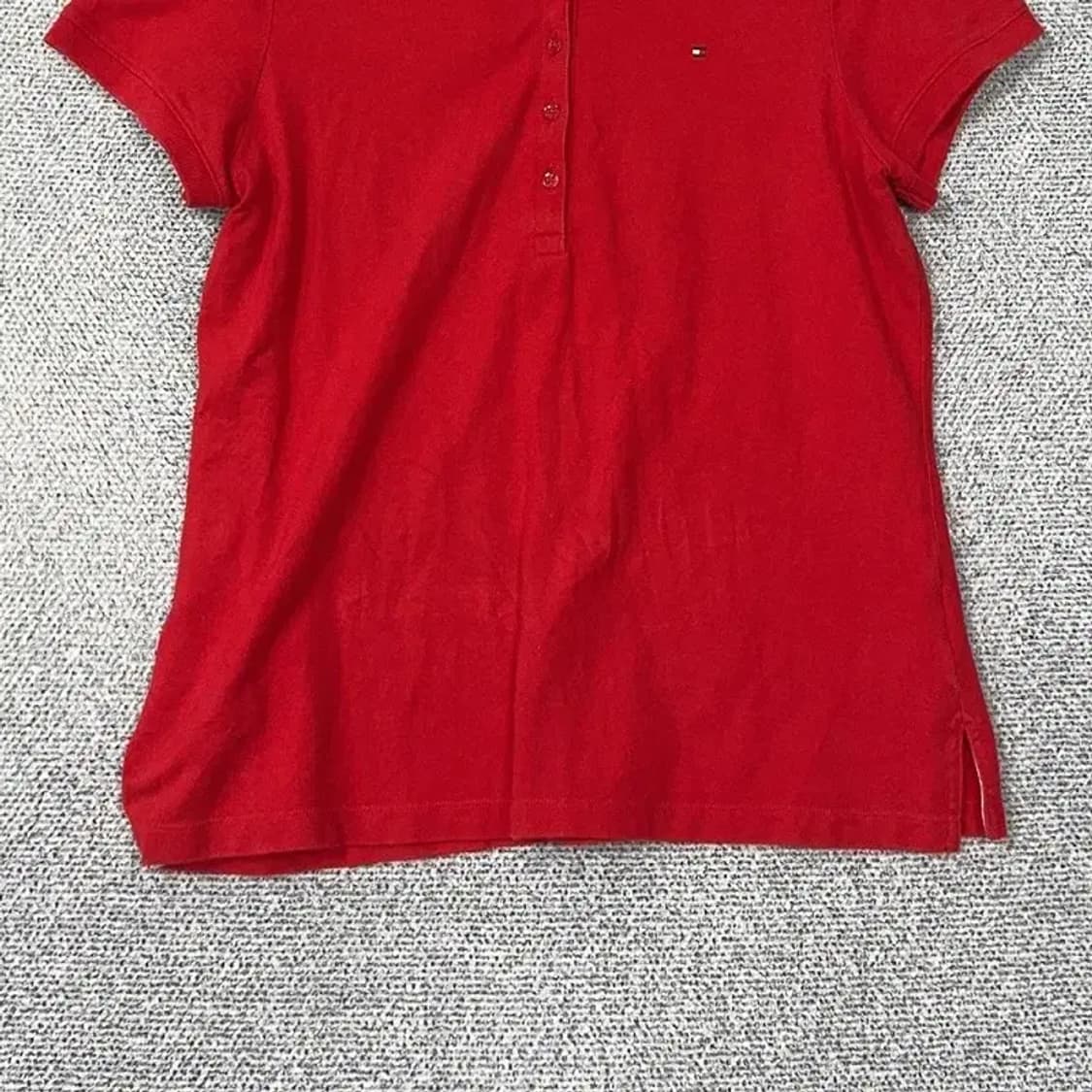 타미힐피거 레드 반팔 카라티 L 상품이미지4