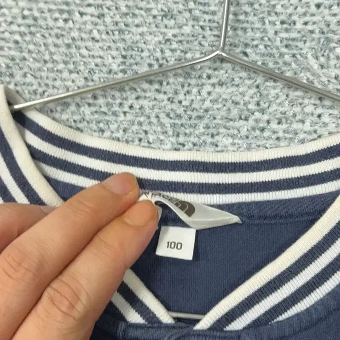 노스페이스 로고 반팔 카라티 100 상품이미지5