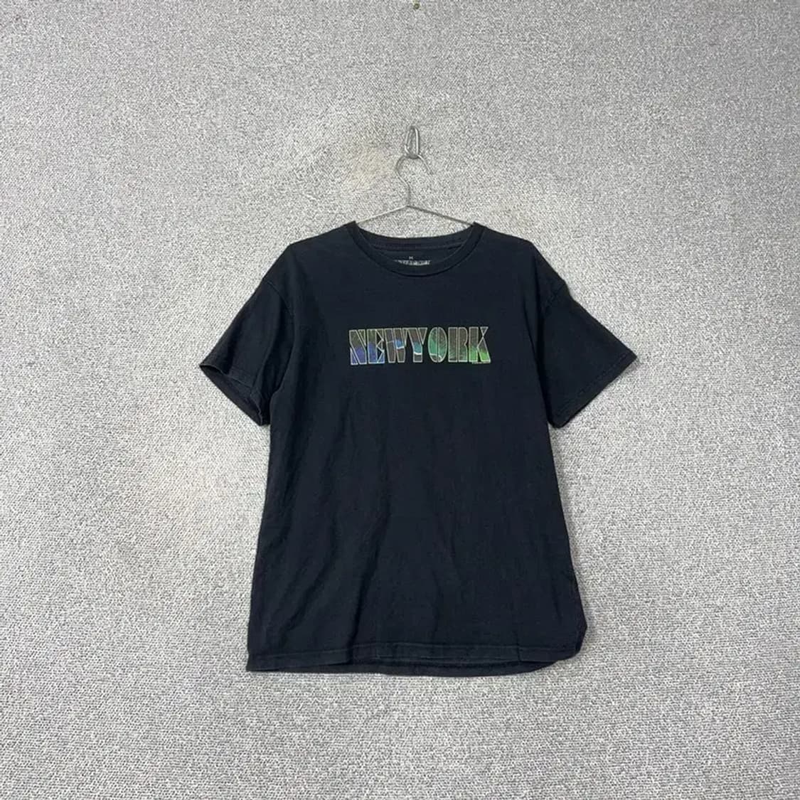 앤더슨벨 뉴욕 빈티지 프린팅 반팔티 M 상품이미지2