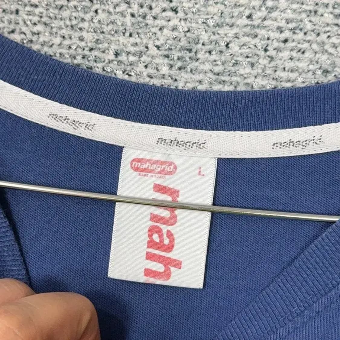 마하그리드 스펠로고 슬리브 긴팔티 L 상품이미지3