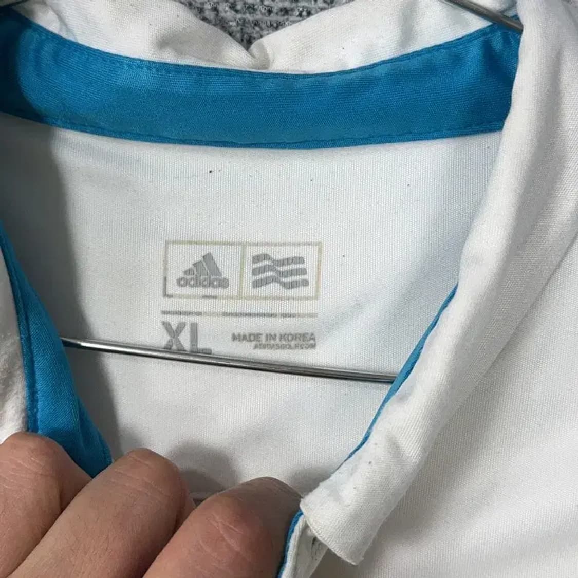아디다스 골프 화이트 기능성 긴팔티 XL 상품이미지4