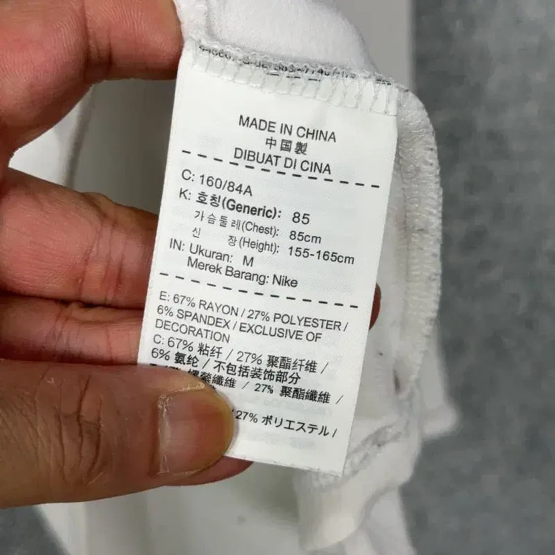 나이키 골프 센터로고 화이트 기능성 긴팔티 M 상품이미지6