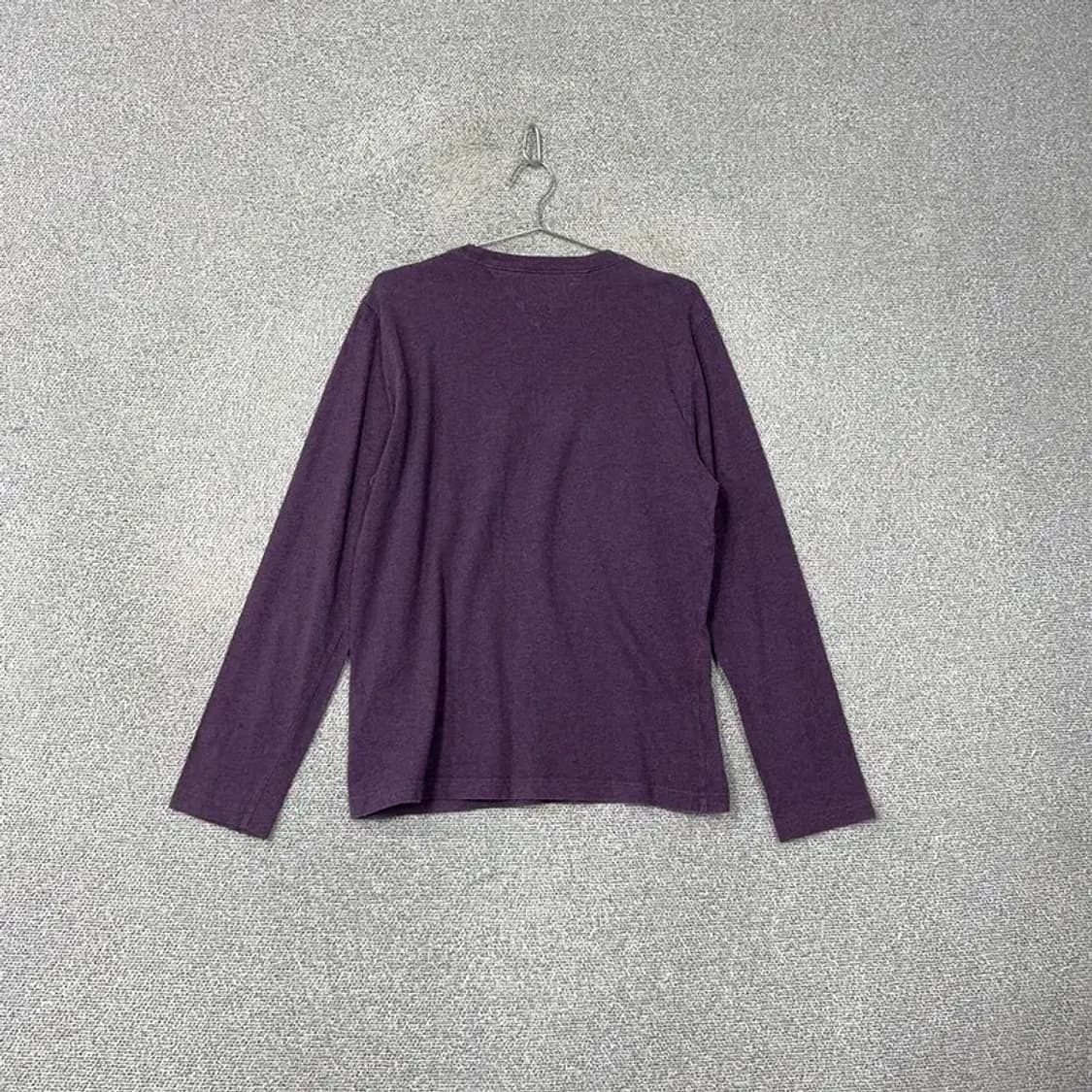 타미힐피거 퍼플 포켓 캐주얼 긴팔티 L 상품이미지2