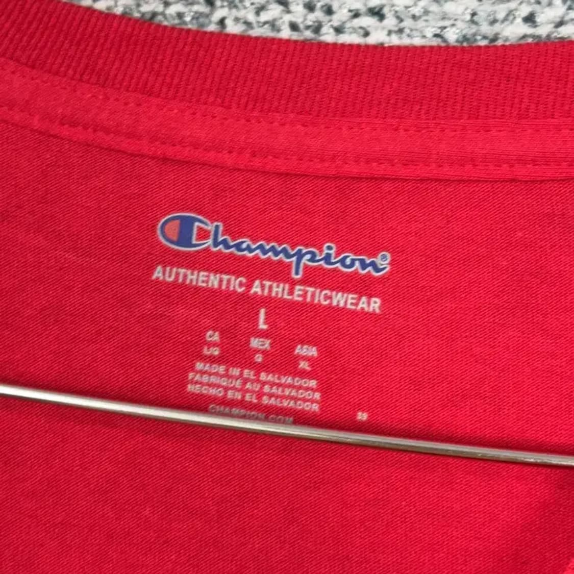 챔피온 오버핏 로고 슬리브 긴팔티 L 상품이미지3