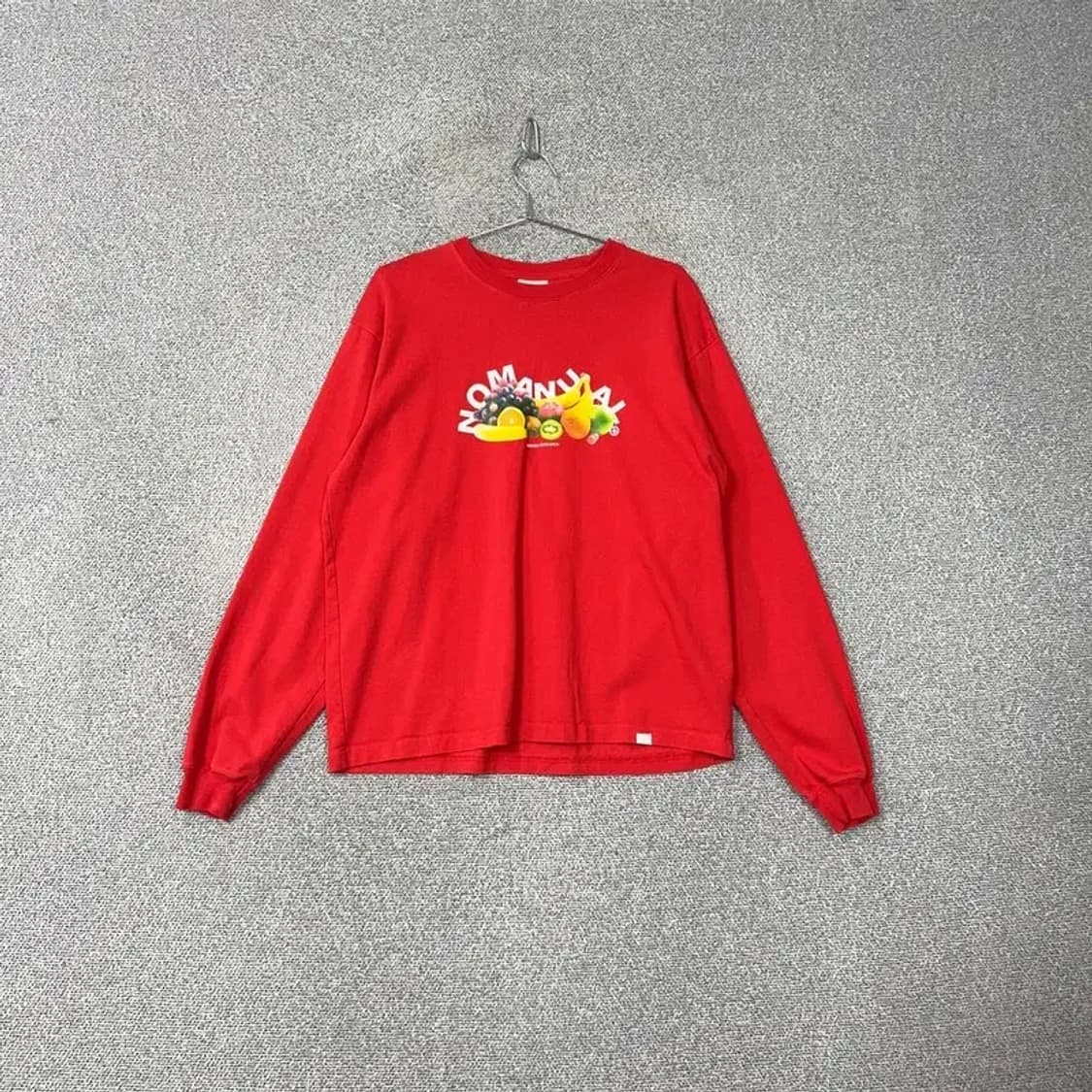 노매뉴얼 프린팅 빈티지 슬리브 긴팔티 M 상품이미지1