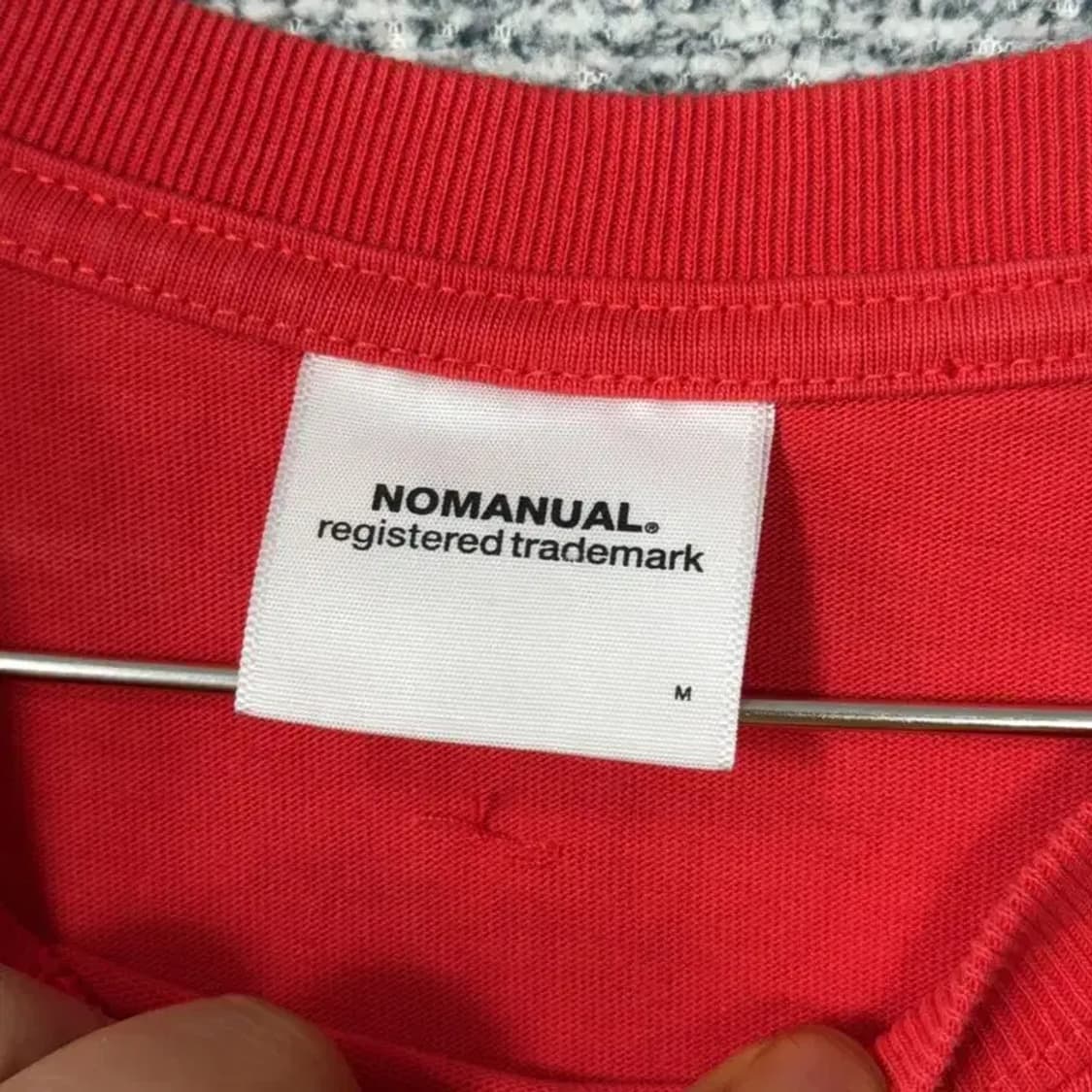 노매뉴얼 프린팅 빈티지 슬리브 긴팔티 M 상품이미지3