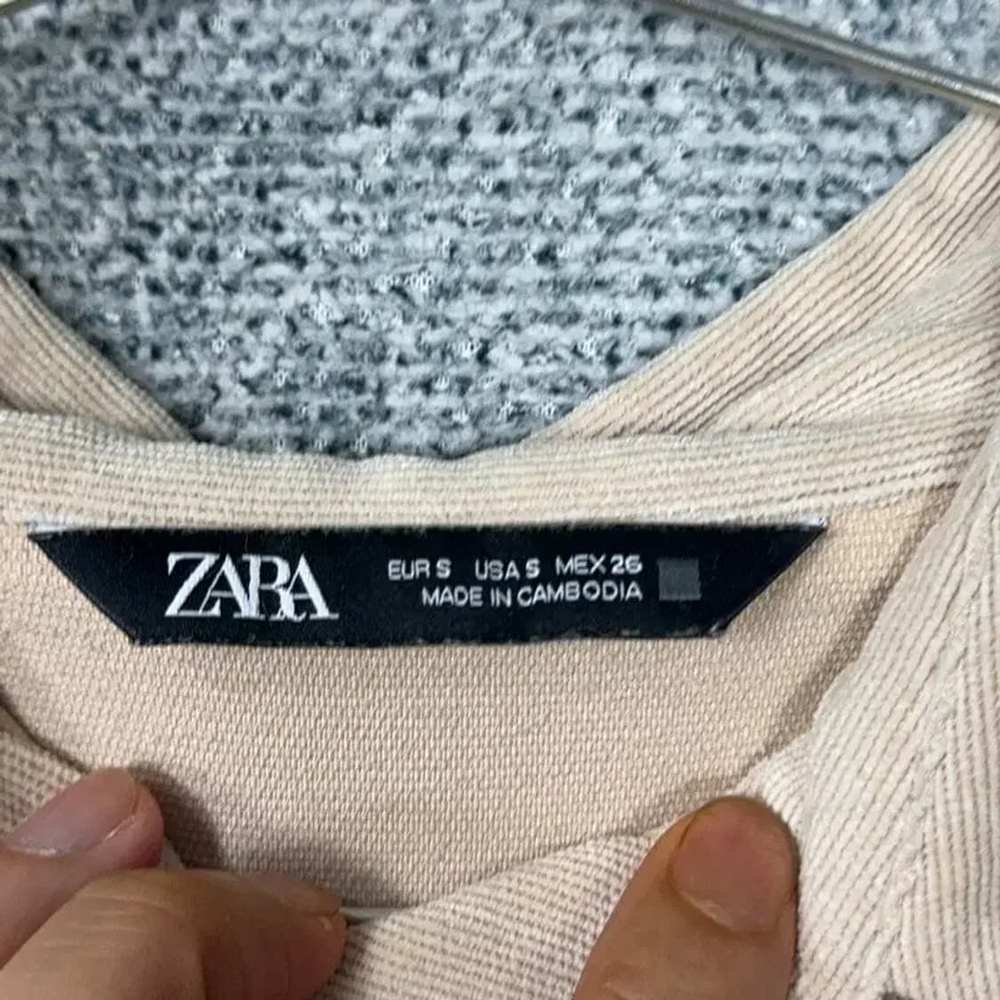 자라 오버핏 투포켓 셔츠 S 상품이미지3