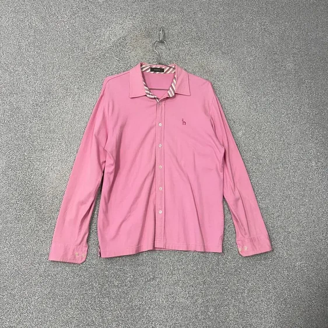 해지스 연핑크 로고 셔츠 95 상품이미지1